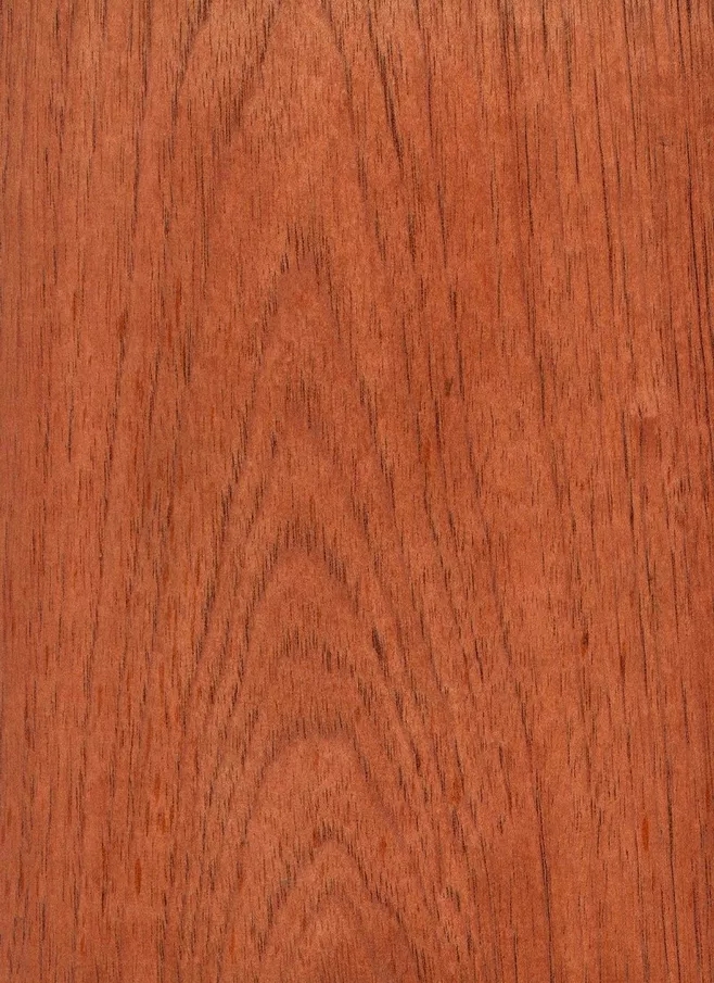 西班牙香杉的芯材为均匀的浅粉色到红棕色，颜色一般会随着树木的增长而加深，通常，木材都自带树脂和有油脂，木材板面看起来比较普通。纹理通常直，有局部交错，材质均匀，天然光泽度一般。.webp.jpg